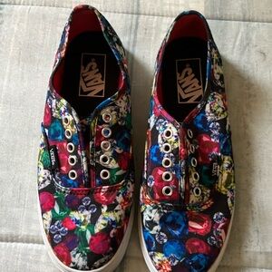 Vans Multicolor Floral Canvas Shoes